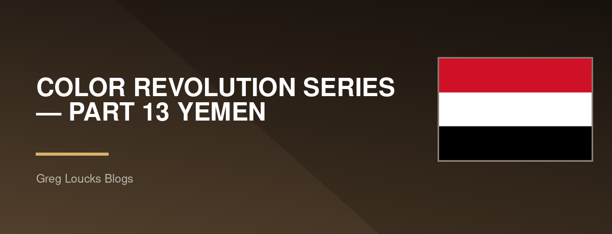 🌍🎨 COLOR REVOLUTION SERIES — PART 13 🇾🇪 YEMEN