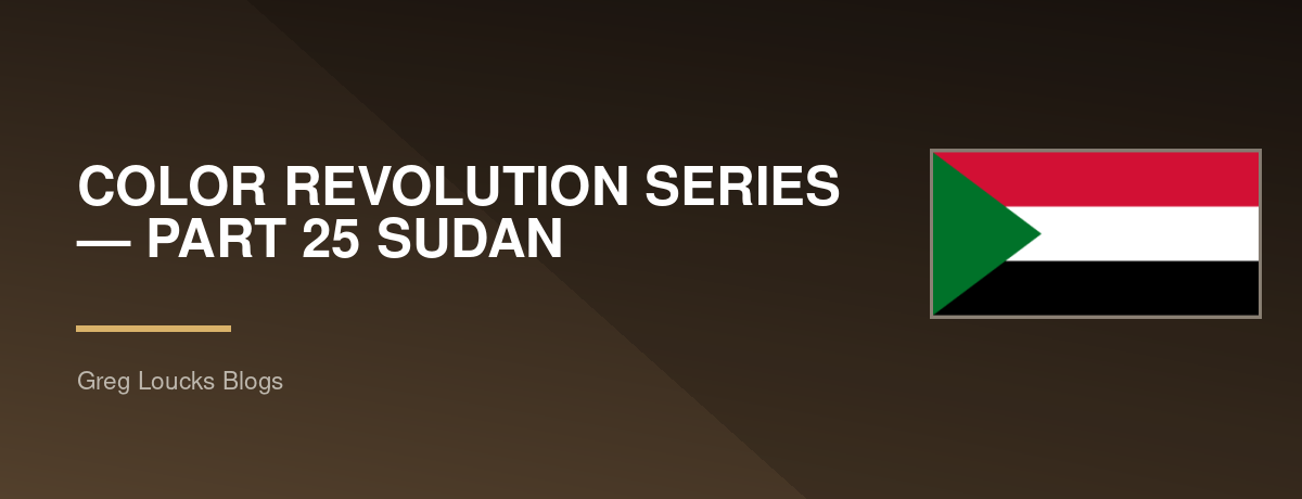 🌍🎨 COLOR REVOLUTION SERIES — PART 25 🇸🇩 SUDAN